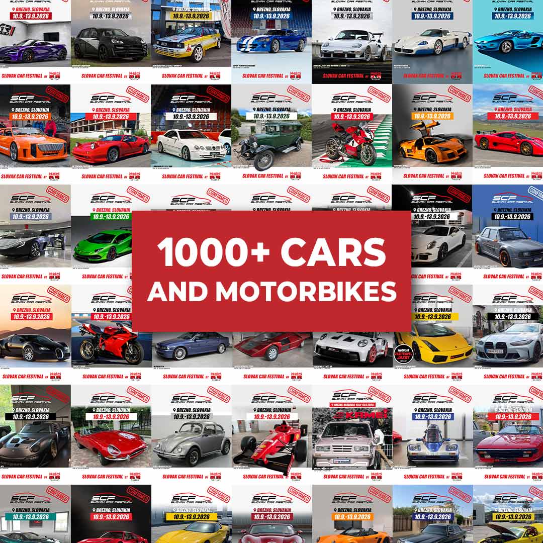 1,000 cars and motorcycles at Slovak Car Festival 2026