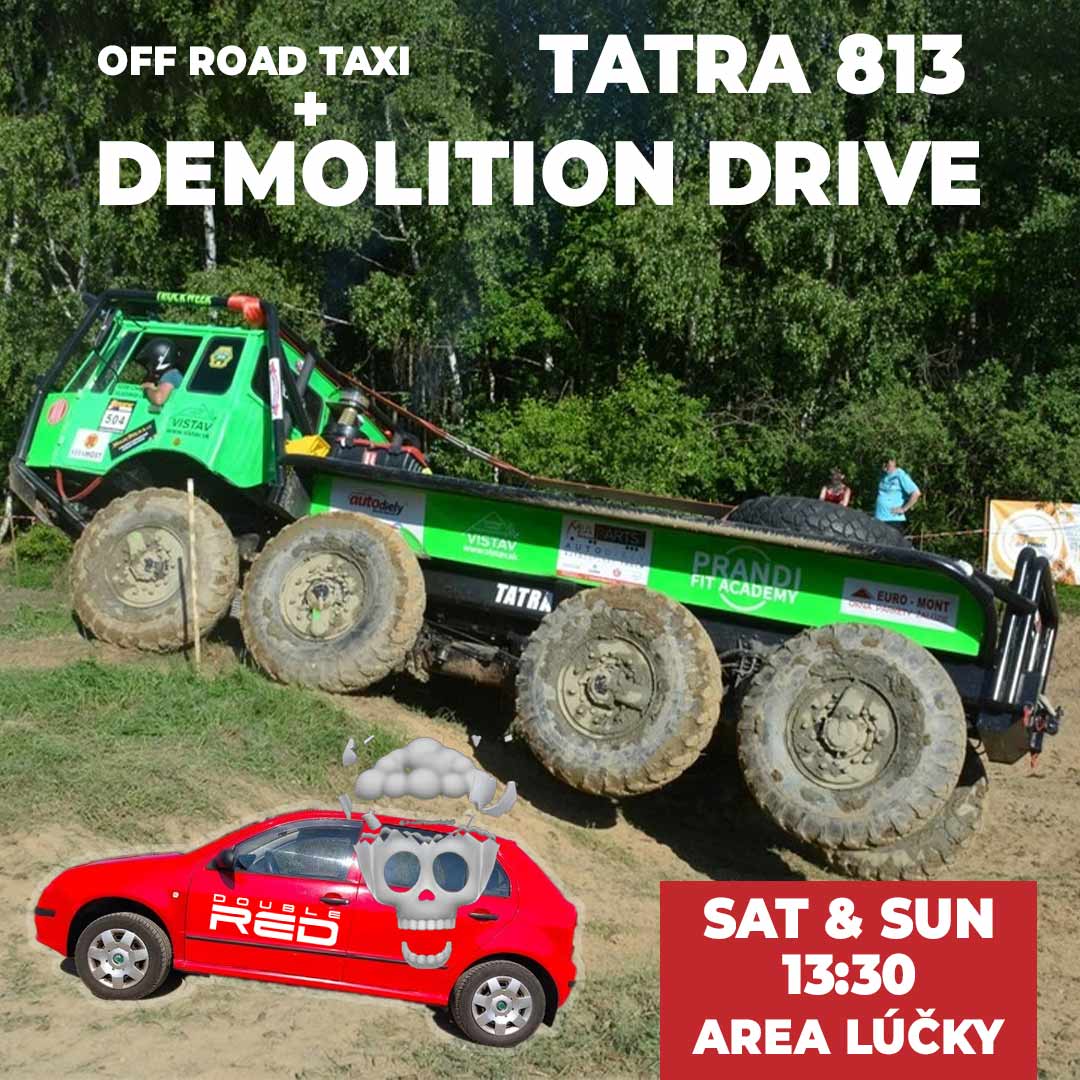 Tatra 813 8x8 demolition show